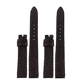 Dây đồng hồ Huy Hoàng da trăn size 12,14 màu nâu HT8309