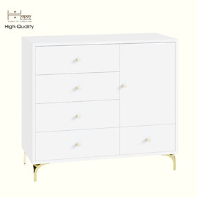 Mua HAPPY FURNITURE   Tủ lưu trữ 1 cửa mở 5 ngăn kéo - HAPPI  TCM_231   90cm x 40cm x 82cm DxRxC