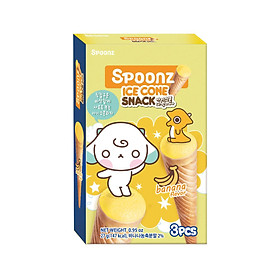 Bánh Xốp Spoonz Snack Ice Cone Vị Chuối 27 g