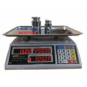 Mua Cân Điện Tử Tích Điện Tính Tiền Tự Động 2 Mặt 30kg UTE (UPA-Q)