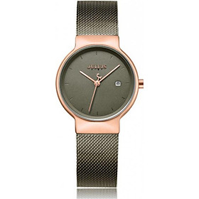Đồng hồ nữ js-009l julius star hàn quốc dây thép