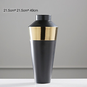 Mua Lọ hoa gốm sứ cao cấp hiện đại đen vàng BLACK GOLD 6593