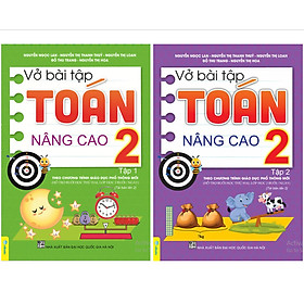 Sách - Vở Bài Tập Toán Nâng Cao 2 - Theo chương trình GDPT mới Hỗ trợ buổi học thứ hai - ndbooks - combo 2 tập