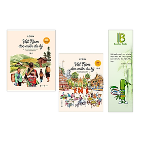 Combo 2 Quyển Sách: Việt Nam Dọc Miền Du Ký - Tập 1 + 2 (Tặng Kèm Bookmark Bamboo Books)