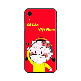 Ốp lưng Viền Dẻo TPU cho điện thoại IPHONE XR Cổ Vũ Cố Lên Việt Nam Mẫu 1