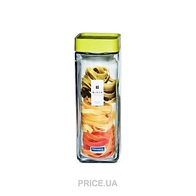 Mua Hũ đựng gia vị nắp vặn cao vuông 1300ml GLASSLOCK IP606
