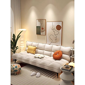 Mua Sofa giường bed bọc nỉ nhung siêu êm ái Tundo giá rẻ hiện đại KT 150 x 100cm