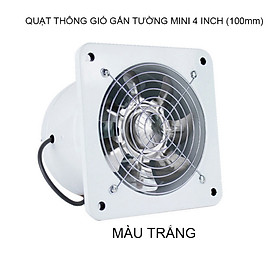 Mua Quạt thông gió gắn tường mini 4inch D100mm  có tai bắt vít tiện dụng