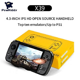 2022 PowKiddy X39 Bản gốc 4,3 inch Trò chơi cầm tay Game Game Trò chơi video retro Trò chơi HD TV Out Gaming Box Media Player