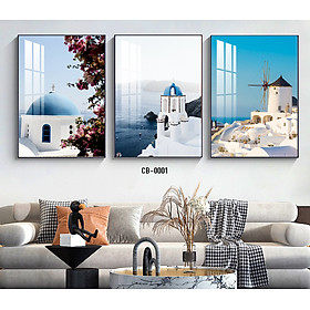 Mua Bộ 3 Tranh canvas Châu Âu Hiện Đại - Tranh Treo Tường