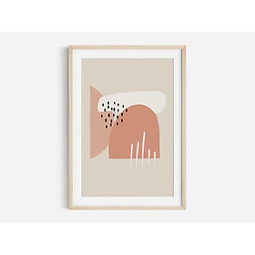 Tranh treo tường | Tranh nghệ thuật trừu tượng -Neutral Abstract Art Print, Gallery Wall Art 004