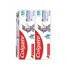 Hình ảnh Bộ 2 Kem đánh răng trẻ em Colgate Kid Free From 6-9 80g/tuýp