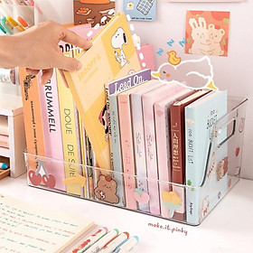Mua KỆ SÁCH ĐỂ BÀN TRONG SUỐT SIÊU XINH VĂN PHÒNG PHẨM