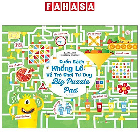 Cuốn Sách Khổng Lồ Về Trò Chơi Tư Duy - Big Puzzle Pad (Tái Bản 2023)