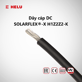 Dây cáp DC HELUKABEL SOLARFLEX-X H1Z2Z2-K | Black | 1 x 6 mm²