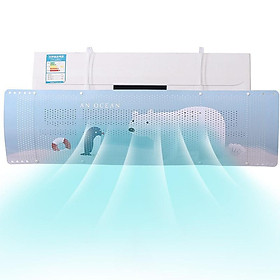 Mua Tấm chắn gió điều hòa tự do điều chỉnh hướng gió - Hàng Loại 1