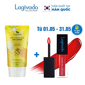 Kem chống nắng Hàn Quốc Lagivado dành cho cả da dầu mụn, nhạy cảm Multi-Protection Sun Screen SPF50+ PA++++ - 30g