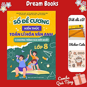 Sách - Combo 3 Cuốn Sách Lớp 8 Tổng Hợp Đầy Đủ Kiến Thức Bài Tập Toán Lý Hóa Anh Văn ( 3 Chương Trình SGK mới nhất)