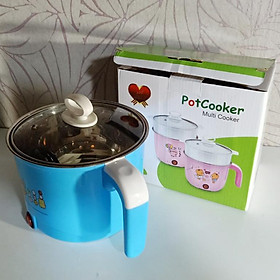 Mua Ca  Nấu Mì  Nấu Lẩu Mini  Nấu Nước Đa Năng Kèm Lồng Hấp 2 Trong 1 - Giao Màu Ngẫu Nhiên - GDHN Loại Tốt