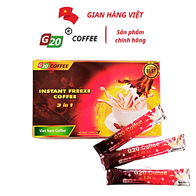 Cà phê sấy lạnh hòa tan 3 in 1 G20 Coffee
