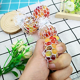 ĐỒ CHƠI BÓNG LƯỚI TẠO THÀNH CHÙM NHO KHI BÓP GIẢM CĂNG THẲNG GIẢI STRESS VUI NHỘN NHIỀU MÀU SẮC RỰC RỠ