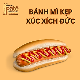 Bánh mì kẹp xúc xích Đức / Hotdog