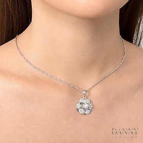 Mặt Dây Chuyền Nữ Bạc 925 Danny Jewelry Xi Bạch Kim DI4GZ012