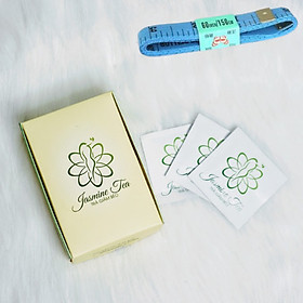 Trà Hỗ Giảm Béo Jasmine Tea (Hộp 15 gói), Tặng kèm thước dây đo vòng eo