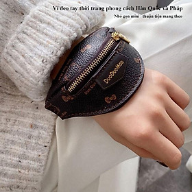 Túi da mini thời trang đựng đồ đeo cổ tay Frenchie's - AsiaMart