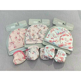 Set bao tay chân mũ sơ sinh của Bebe Comfort