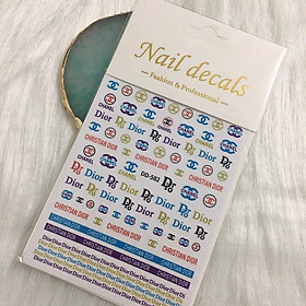 Nail art sticker, sticker dán móng, phụ kiện trang trí móng