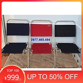 Mua Ghế xếp inox ngồi cà phê câu cá trà chanh shop chọn màu)