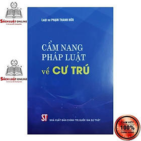 Hình ảnh Sách - Cẩm nang pháp luật về cư trú