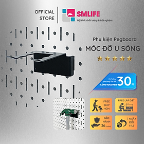 Mua Móc đỡ chữ U sóng Pegboard - Giá treo bằng thép sơn tĩnh điện - Phụ kiện cho bảng treo dụng cụ cơ khí