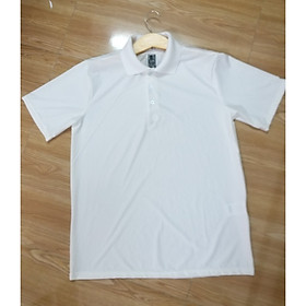 Áo thun nam cổ polo size XL màu trắng