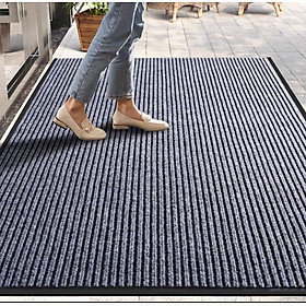 Mua Thảm chùi chân đế chống trượt dạng sọc Stripmate Màu đỏ đun & Đen Xám Nhiều Size
