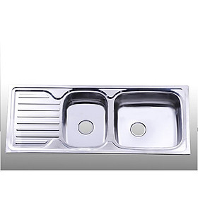 Mua Chậu Rửa Bát INOX HWATA Hai Hộc Một Cánh Hàng Chính Hãng