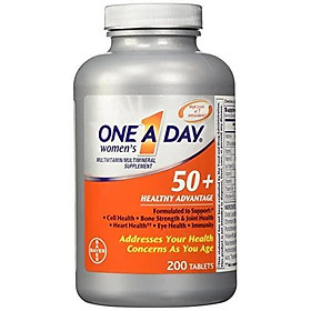 One A Day Womens 50 Plus Healthy Advantage 200 Tablets