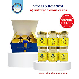 Nước Yến Sào Nhân Sâm - Hộp 6 lọ 70ml