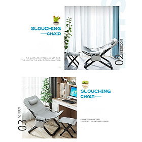 Mua Ghế xếp thư giãn cao cấp EUREKA   khung ghế bằng thép không gỉ  đế chống trượt