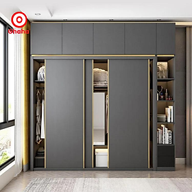 Mua TỦ QUẦN ÁO GỖ CÔNG NGHIỆP CAO CẤP OHAHA CÁNH LÙA - CL006