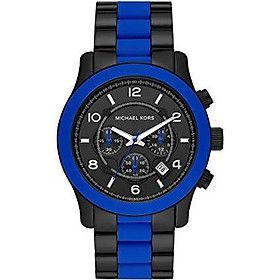 Michael Kors Watches Michael Kors Men's Black bracelet Chronograph Sport (Black)