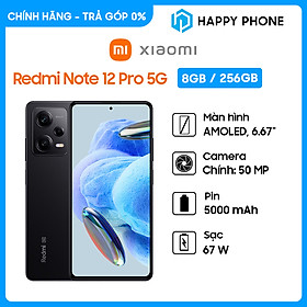 Điện thoại Xiaomi Redmi Note 12 Pro 5G (8GB/256GB) - Hàng chính hãng