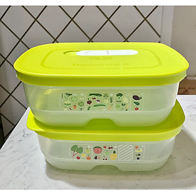 Mua BỘ 2 HỘP TRỮ MÁT CÓ NÚT HÔ HẤP TUPPERWARE VENTSMART 800ML