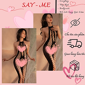 Bộ Bodysuit Lưới Toàn Thân Xẻ Đáy Táo Bạo, Tôn Dáng Tối Đa Và Khơi Gợi Sự Quyến Rũ Tự Nhiên C044