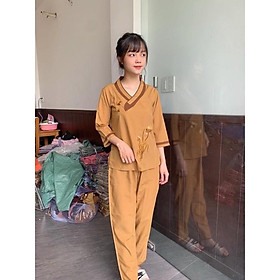 Đồ Lam Đi Chùa # Tim Bầu # Đồ Bộ # Quần Áo Nữ