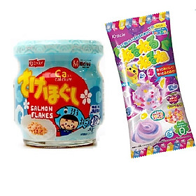Ruốc cá hồi Meiwa vị bắp cho bé - Tặng kẹo popin cookin nho ( grape )
