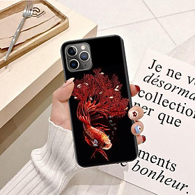 Ốp lưng điện thoại iPhone 11 Pro Max Silicon dẻo hình Cá Bette Rồng - Hàng nhập khẩu