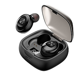 Tai nghe nhét tai nhỏ gọn đèn LED TWS bluetooth 5.0 lọc âm thanh sống động AURU-G8 Hàng Chính Hãng ĐEN