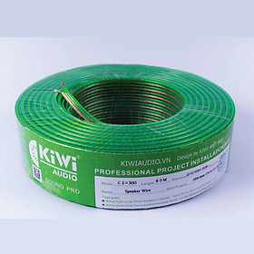 Mua Dây loa Kiwi 2×300 nhôm mạ đồng chống nhiễu - Hàng chính hãng